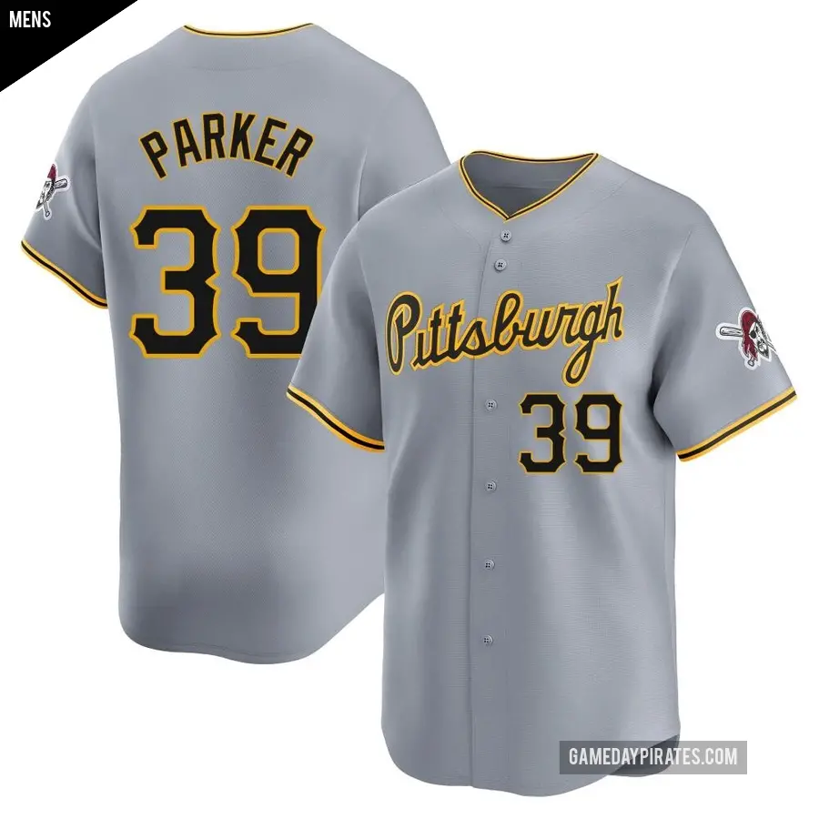 Men's Pittsburgh Pirates ＃39 Dave Parker Limited Gray Away Jersey